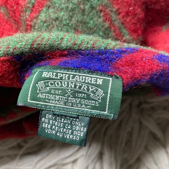 VTG Ralph Lauren Country Womens Wrap Skirt Wool Southwestern Aztec Blanket - Picture 2 of 8